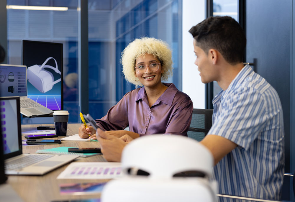 Technology workers in office